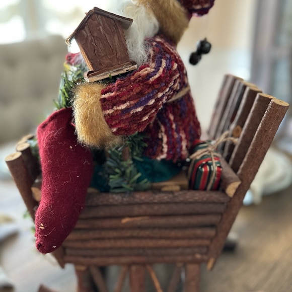 Santa in Nature Rocking Chair * Real Wood